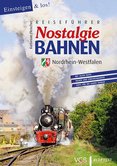 Reiseführer Nostalgiebahnen Nordrhein-Westfalen