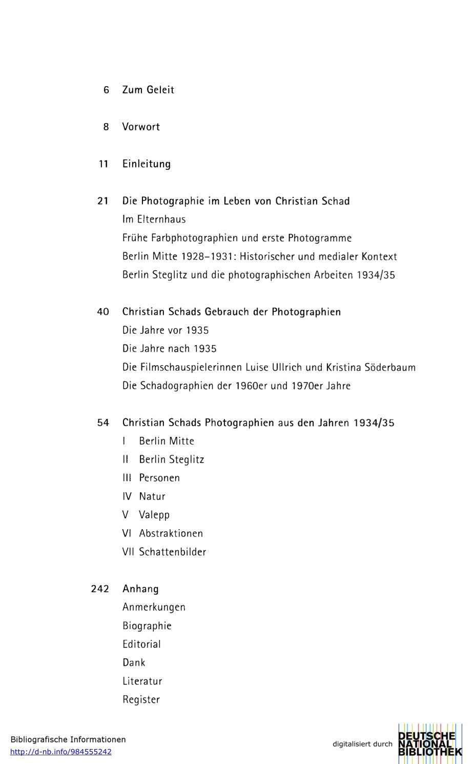 Christian Schad | Werkverzeichnis Band II: Photographie