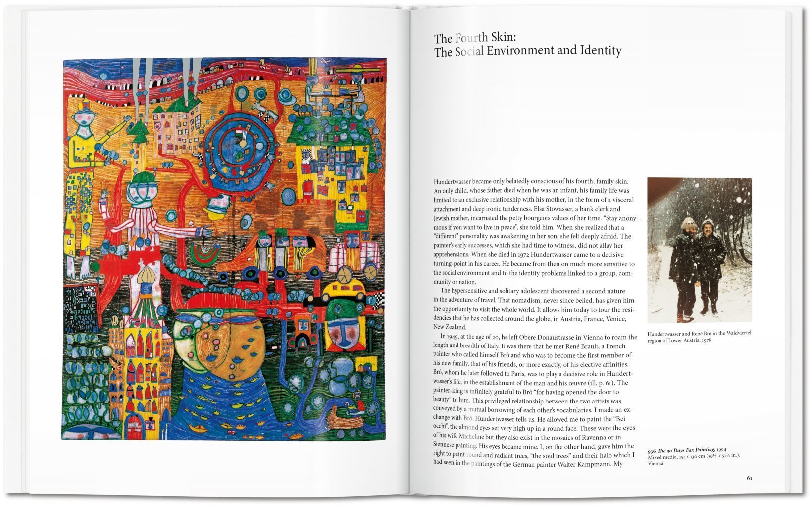 Friedensreich Hundertwasser, der Maler-König mit den fünf Häuten