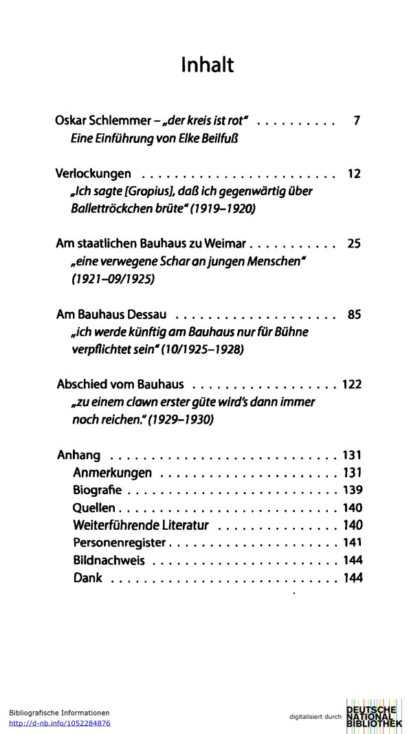 Briefe – Texte – Schriften aus der Zeit am Bauhaus