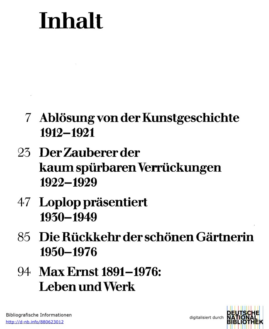 Max Ernst | Jenseits der Malerei