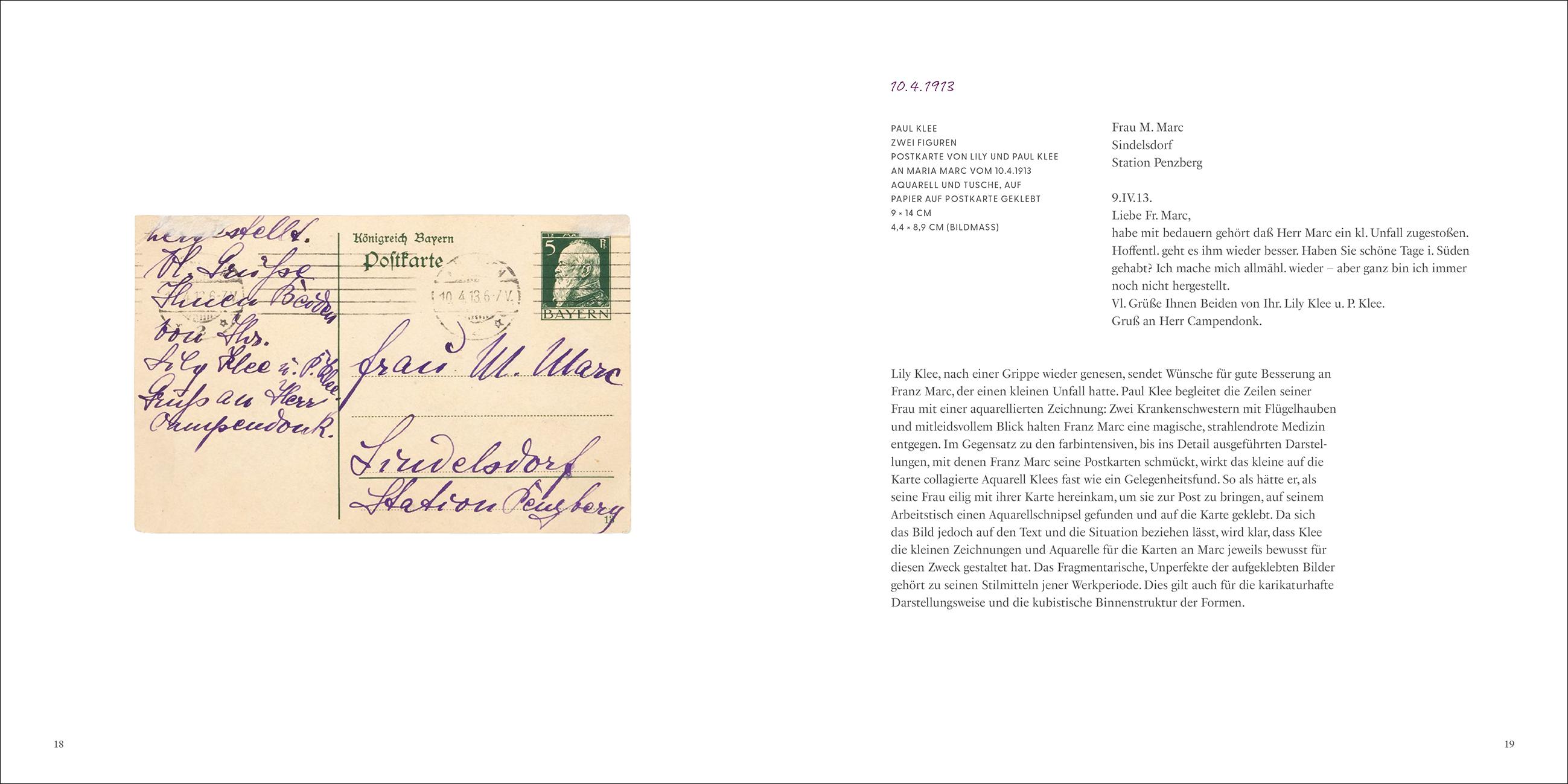Franz Marc: Bunte Grüße an Paul Klee
