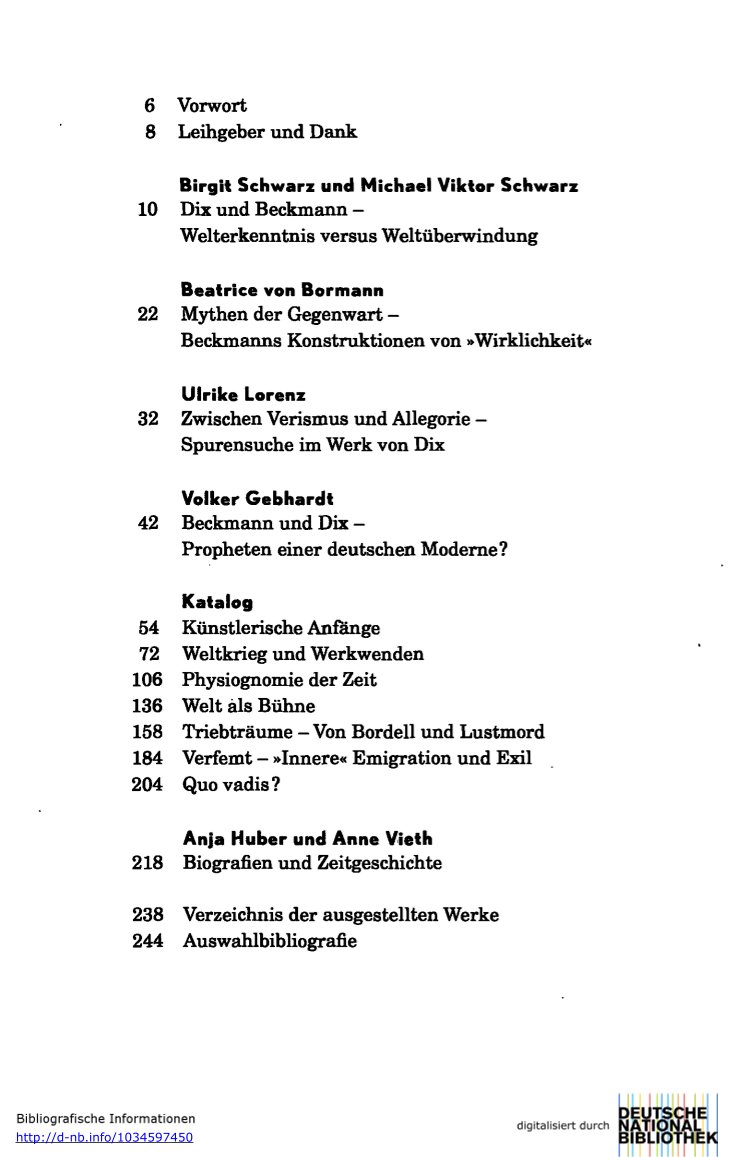 Mythos Welt | Otto Dix und Max Beckmann